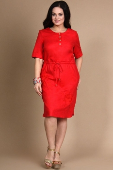 Платье Alani 714-1 красный