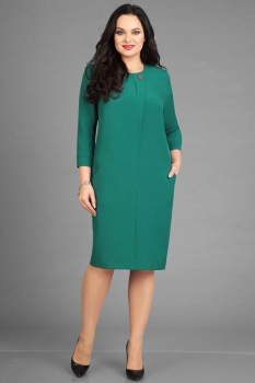 Платье Axxa 54073 оттенки зеленого