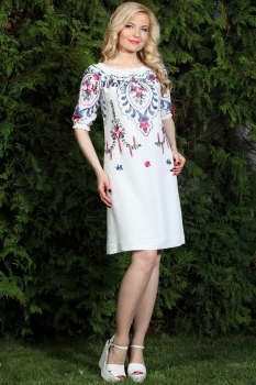Платье Azzara 414 белые тона