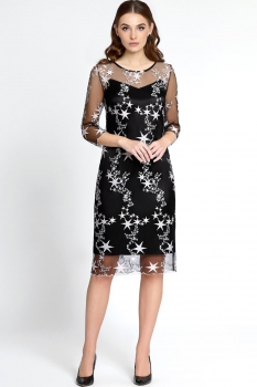 Платье Bazalini 2985 Черно-белый