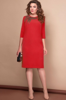 Платье Эледи 2542-1 Красный