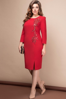 Платье Эледи 2553 Красный