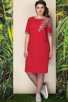Платье Эледи 2736 красный