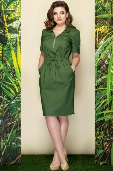 Платье Эледи 2771 темно-зеленый