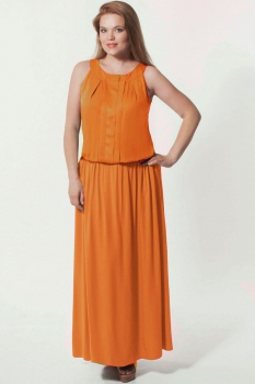 Платье Elga 01-356 оранжевый