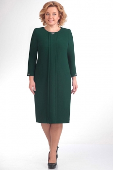 Платье Elga 01-440-2 темная зелень