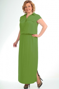 Платье Elga 01-489-4 зелень