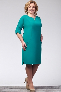 Платье Erika Style 465-1 зеленый