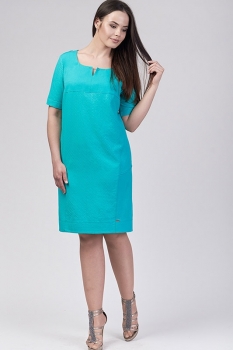 Платье Erika Style 476-3 бирюза