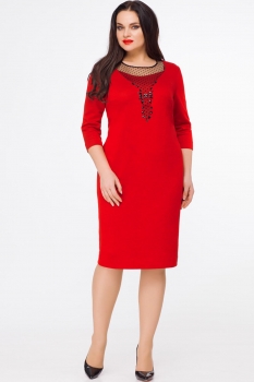 Платье Erika Style 608 красный
