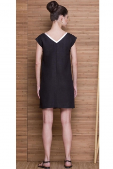 Платье Faufilure 137С-1 черные тона - фото 2