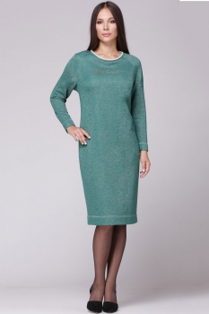 Платье Faufilure 243 зеленые тона