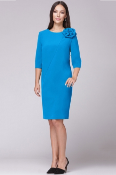 Платье Faufilure 249-3 голубые тона