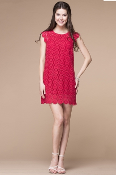 Платье Faufilure 297С-1 красные тона