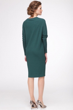 Платье Faufilure 328С-1 оттенки зеленого - фото 2