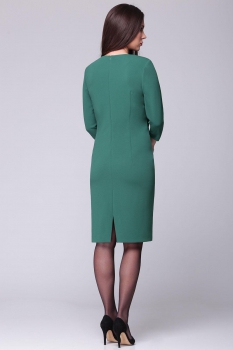 Платье Faufilure 358С-1 зеленые тона - фото 2