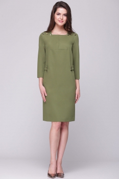 Платье Faufilure 368С-1 оливковый