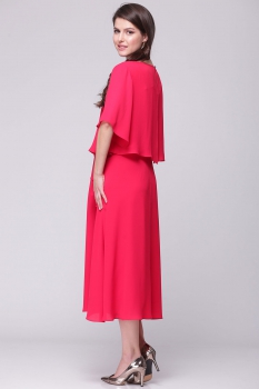 Платье Faufilure 376С оттенки красного - фото 2