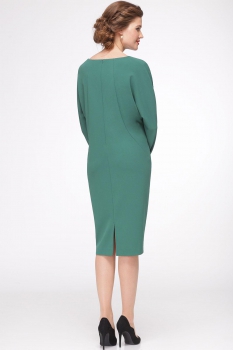 Платье Faufilure 422С-1 оттенки зеленого - фото 3