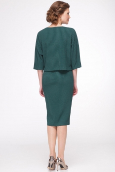 Платье Faufilure 435С-2 оттенки зеленого - фото 2