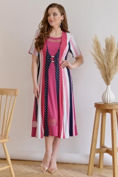 Платье ЮРС 17-581-5 розовый