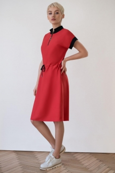 Платье ЮРС 18-809 красный