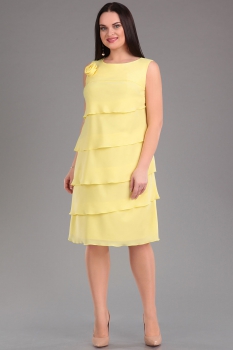 Платье Ива 880-2 лимон