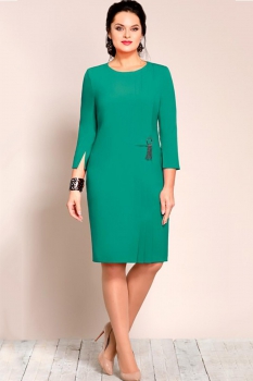 Платье Джерси 186 зеленый