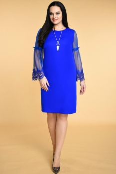 Платье Кокетка и К 480-1 синие тона