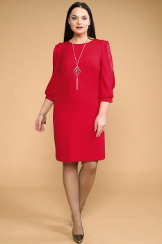 Платье Кокетка и К 496-1 красные тона