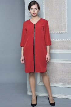 Платье Lady Style Classic 1034 красный