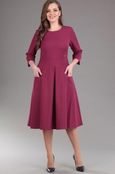 Платье Lady Style Classic 1235 Бордовый