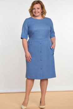 Платье Lady Style Classic 1245-1 голубой
