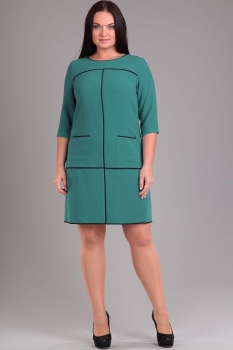 Платье Lady Style Classic 802-1 зеленый