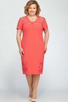 Платье LaKona 546-2 коралл