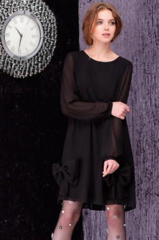 Платье LeNata 11836-1 черный