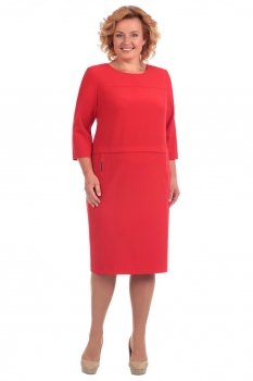 Платье Линия-Л 1601 оттенки красного