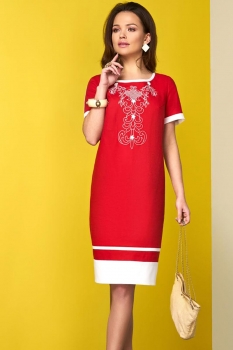 Платье Lissana 3101-4 красный