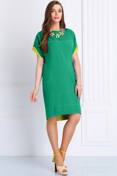 Платье Matini 3988 оттенки зеленого