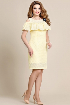 Платье Mira Fashion 4202-3 лимонный