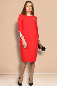 Платье Мишель Стиль 620 красные тона - фото 1