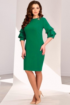 Платье Мишель Стиль 662-2 зеленые тона