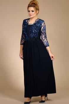 Платье Мублиз 155 темно-синий