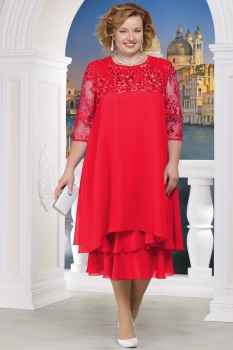 Платье Ninele 2142-1 красный