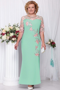 Платье Ninele 5543-2 зеленые-тона
