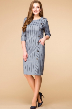 Платье Romanovich 1-1222-3 серый