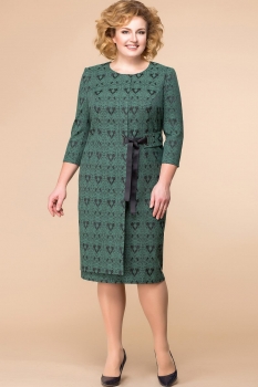 Платье Romanovich 1-1560-2 зелёный