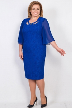 Платье Tricotex Style 10617-1 василёк