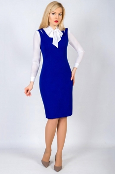 Платье Tricotex Style 6817/1 с васильковым