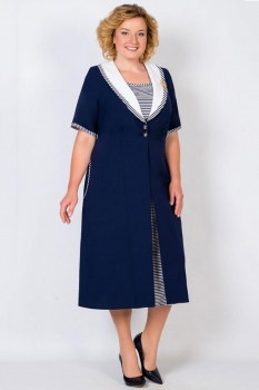 Платье Tricotex Style 8317 синие тона